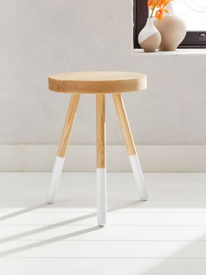 Solid Manufacturing Co. Dining Stool & Side Table - Ash