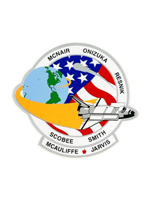 Space Shuttle Challenger Sticker
