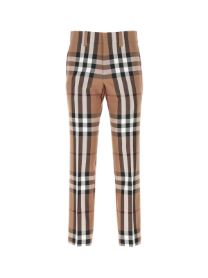 Burberry House Check Tailored Trousers