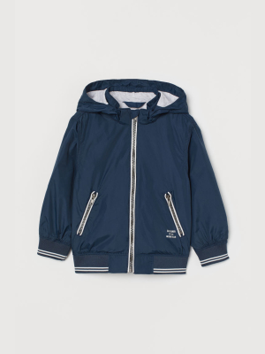 Jersey-lined Nylon Jacket