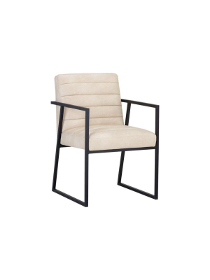 Spyros Dining Armchair - Bravo Cream