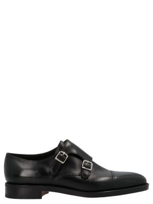 John Lobb William Monk Strap Derby Shoes