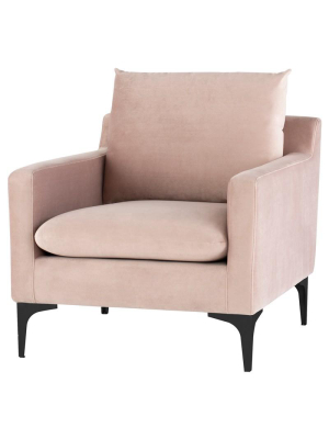 Nuevo Anders Single Seat Sofa - Blush