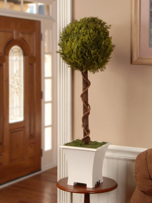 Artificial Single Ball Topiary Tree 30" - National Tree Company