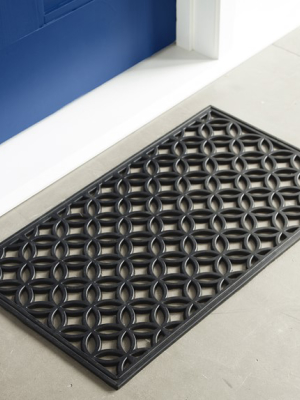 Rubber Overlapping Circles Doormat