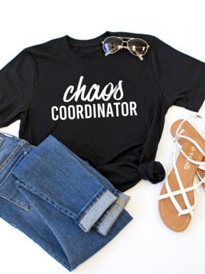 Chaos Coordinator Crew Neck Tee