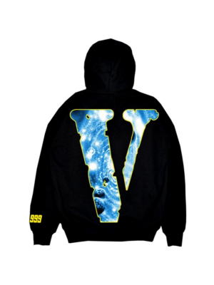 Juice Wrld X Vlone Cosmic Hoodie Black