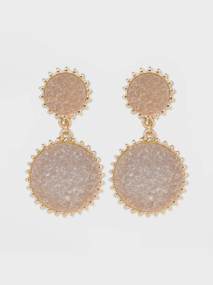 Sugarfix By Baublebar Galactic Druzy Drop Earrings