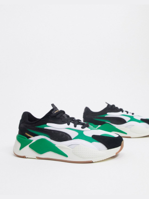 Puma Rs-x3 Plas Tech Sneakers In Green