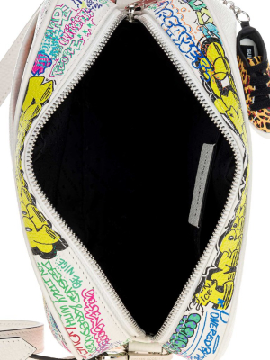 Golden Goose Deluxe Brand Graffiti Printed Crossbody Bag