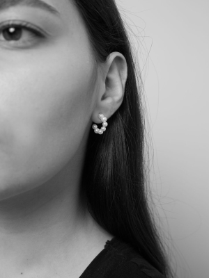 Paris Hoop Earrings | Sterling Silver