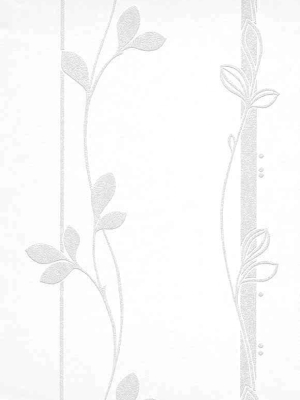 Floral 2 Paintable Wallpaper In White Design By Bd Wall