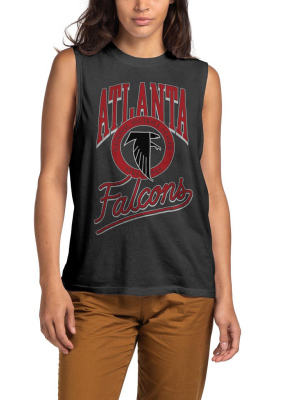 Womens Falcons Vintage Muscle Tank