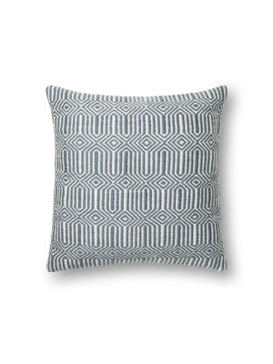 Blue & Ivory Indoor/outdoor Pillow