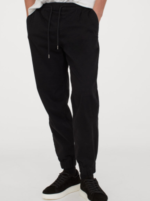 Cotton Twill Joggers