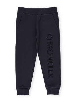 Moncler Enfant Logo Embroidered Track Pants