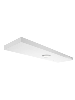 36" X 1.5" Stockholm Aberg Floating Shelf With Led Light White - Kiera Grace