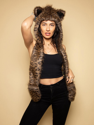 Savannah Cat Collector Edition Faux Fur Hood