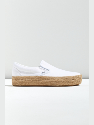 Vans Platform Espadrille Slip-on Sneaker