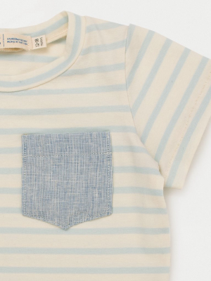 Pocket Tee In Spring Tea