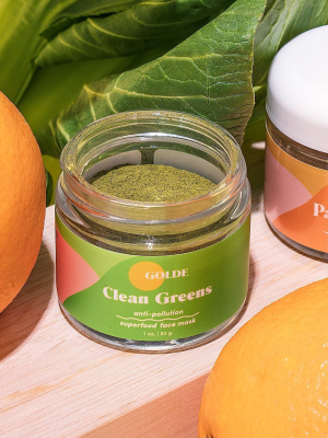 Clean Greens Face Mask