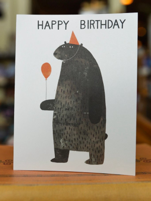 Party Bear Card
