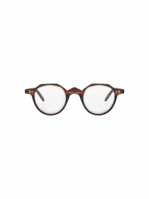 Lesca P21 Round Frame Glasses