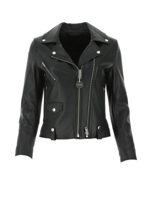 Diesel L-lyfa Leather Biker Jacket