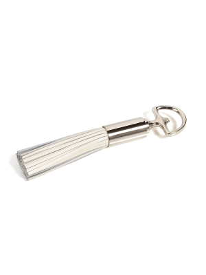 Royal Leather Tassel Nickel Bottle Opener In Various Colors