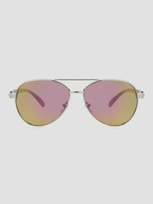 Women's Polarized Surf Plastic Metal Sunglasses -purple