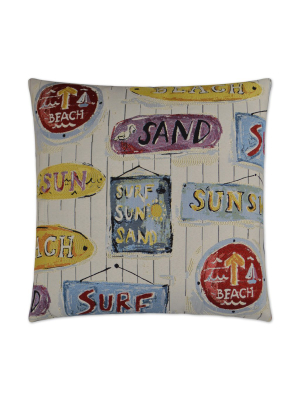 D.v. Kap Sunshine Stamp Pillow