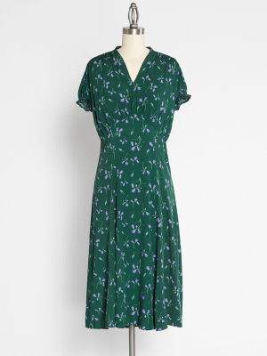 Modcloth X Collectif Bluebell Julep Midi Dress