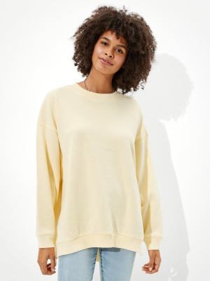 Ae Forever Oversized Crew Neck Sweatshirt