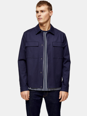 Navy Smart Shacket