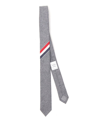 Thom Browne Tri-stripe Pointed Tip Tie