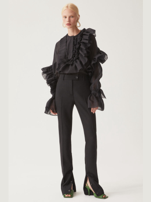 Wool-blend Dress Pants