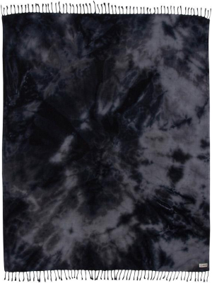 Black Acid Wash Blanket