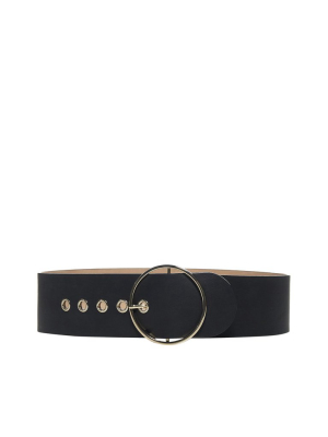 Max Mara Round Buckle Belt