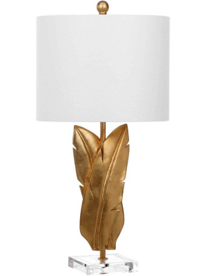 Aerys Wings Table Lamp Gold (set Of 2)