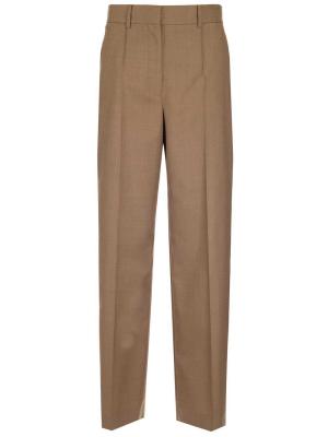 Burberry High Rise Wide-leg Trousers