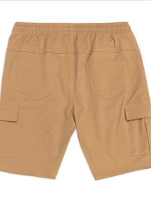 Pologize™ Logo Cotton Elastic Shorts