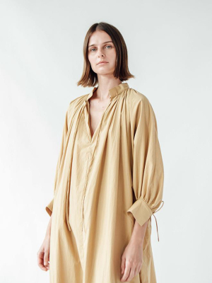 Beige Poplin Whitney Tunic