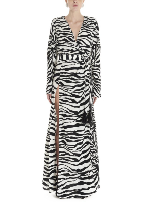 Attico Striped Maxi Dress