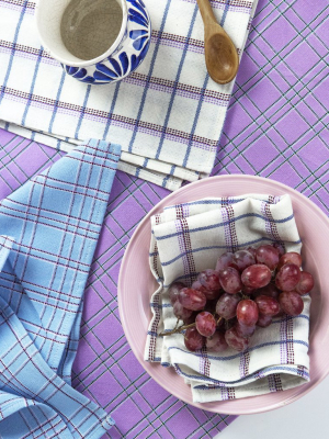 Chiapas Plaid Lilac Placemat