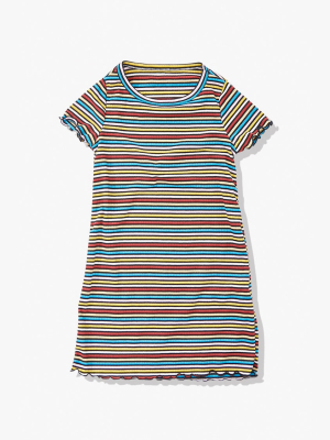 Girls Striped T-shirt Dress (kids)