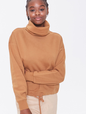 Fleece Turtleneck Sweater