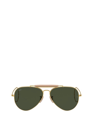 Ray-ban Outdoorsman Aviator Frame Sunglasses