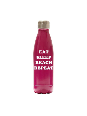 Eat Sleep Beach Repeat [water Bottle]