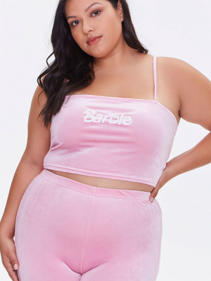 Plus Size Barbie™ Cropped Cami