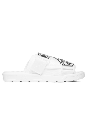 Kappa 222 Banda Mitel 1 Sandals - White/black